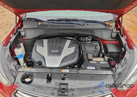 2017 Hyundai Santa Fe Se из США, поврежденный, VIN KM8SM4HF9HU221559